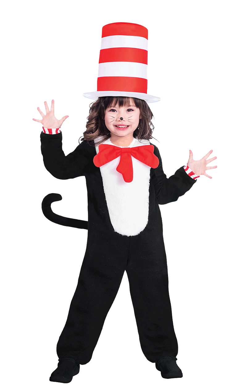 Costume da gatto Cheshire per bambine