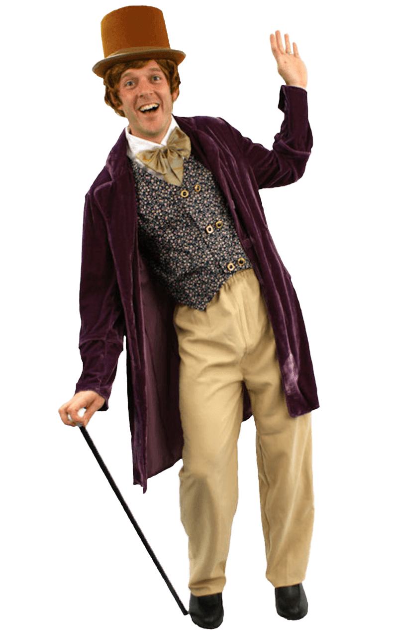 Costume da film per uomo Willy Wonka : Joke.co.uk