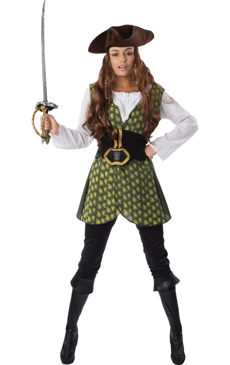 Costume di pirata donna bucaniere