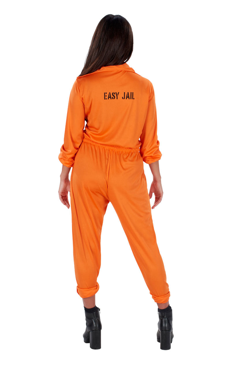 Costume da prigioniero arancione adulto