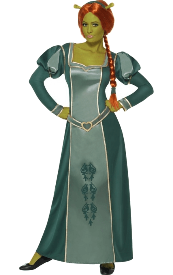 Costume da principessa Fiona Shrek da donna