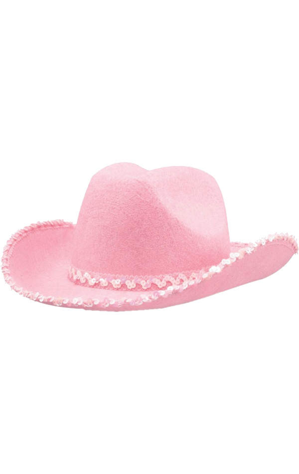 Cappello da cowboy rosa