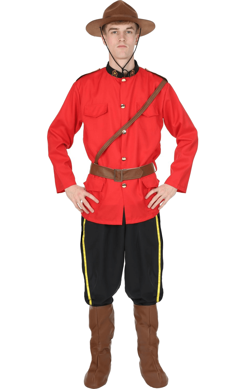 Costume da Mountie canadese da uomo
