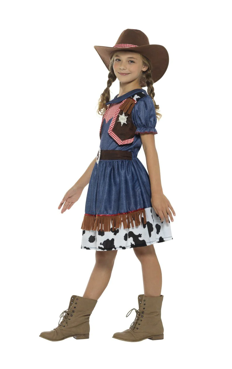 Costume da cowgirl texano per bambini