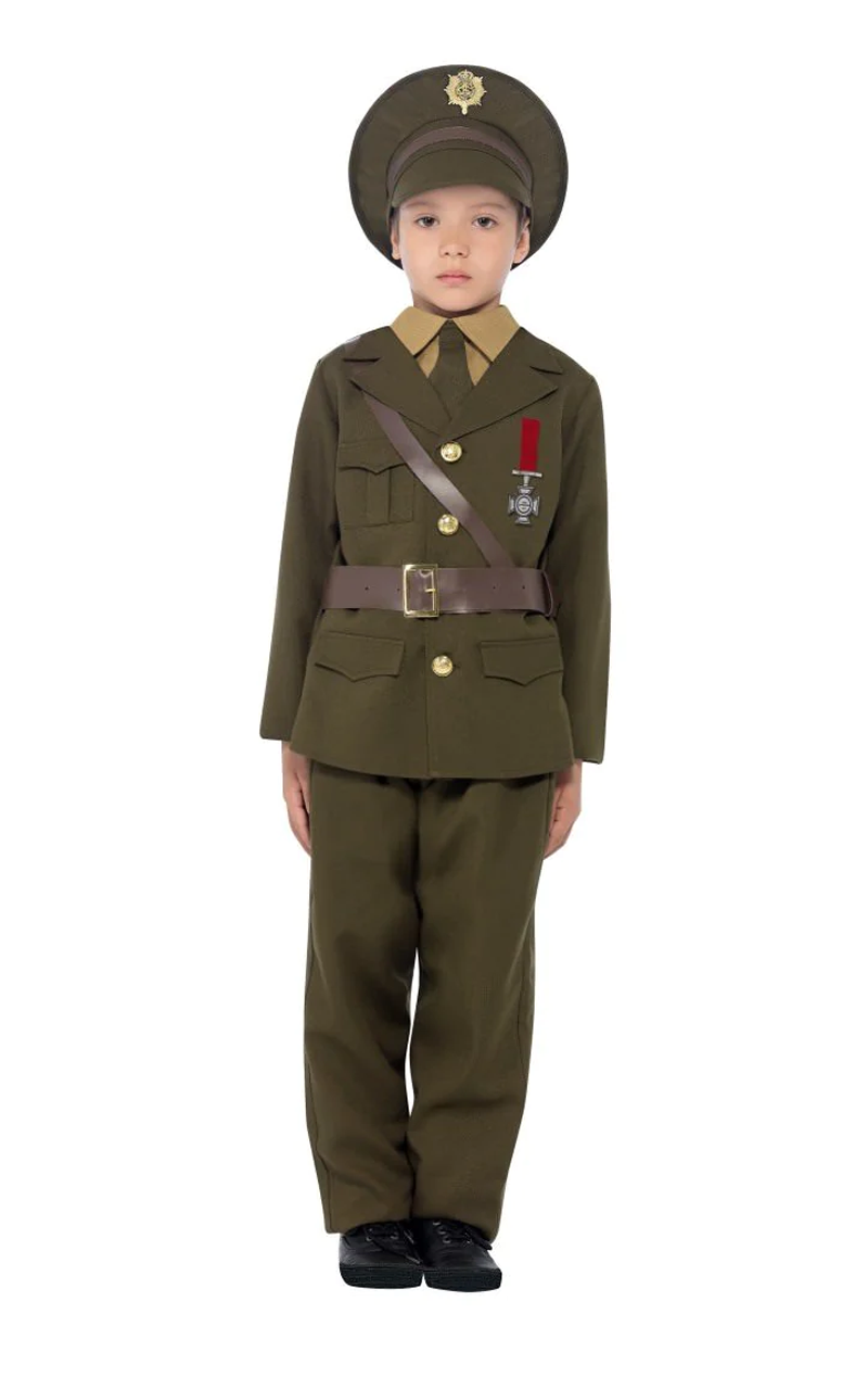 Costume da ufficiale dell'esercito bambino