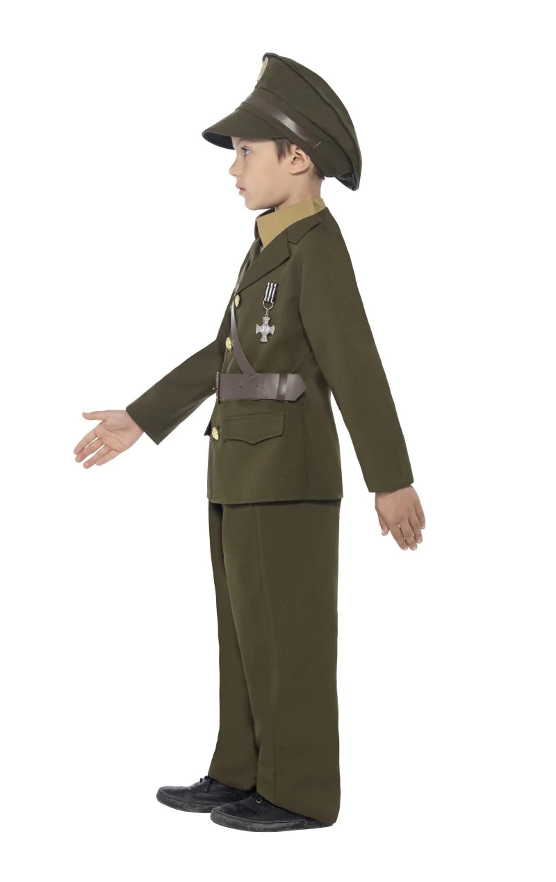 Costume da ufficiale dell'esercito bambino