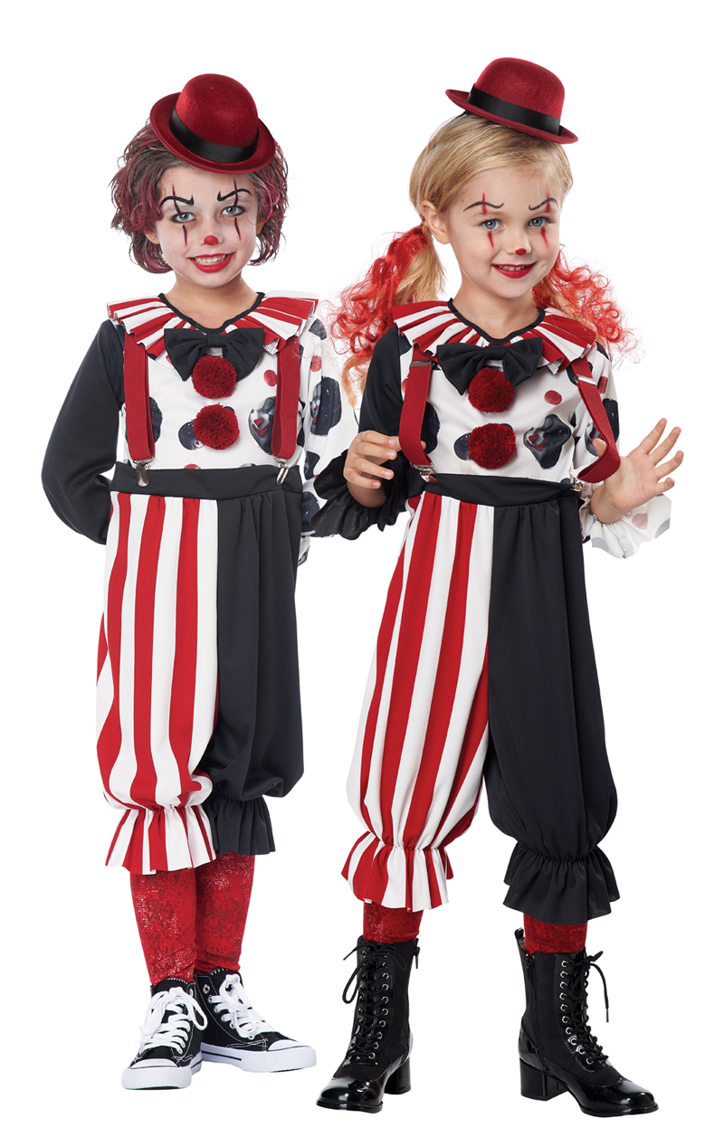 Costume da Kreepy Klown per bambini