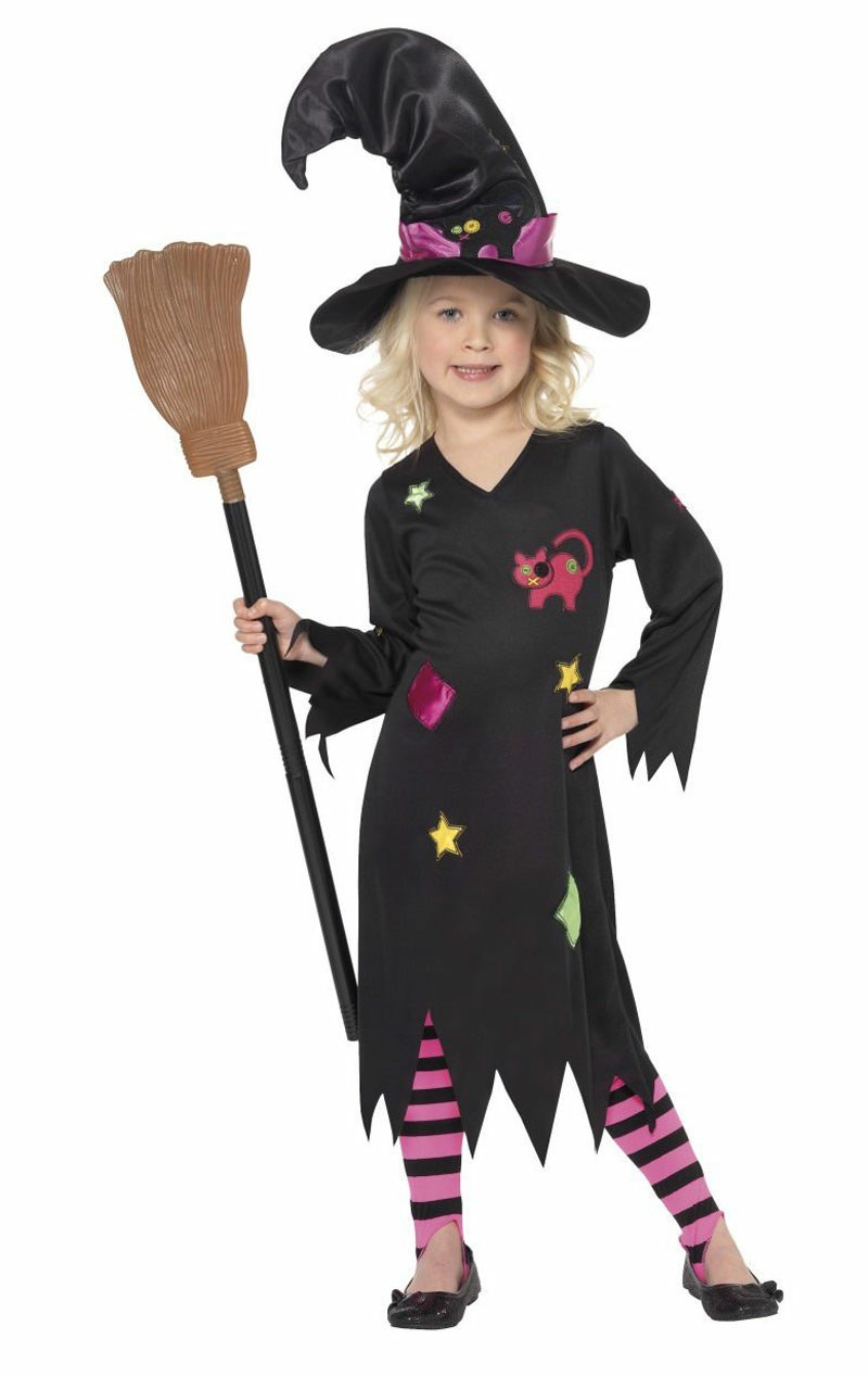 Costume di Halloween da strega per bambini
