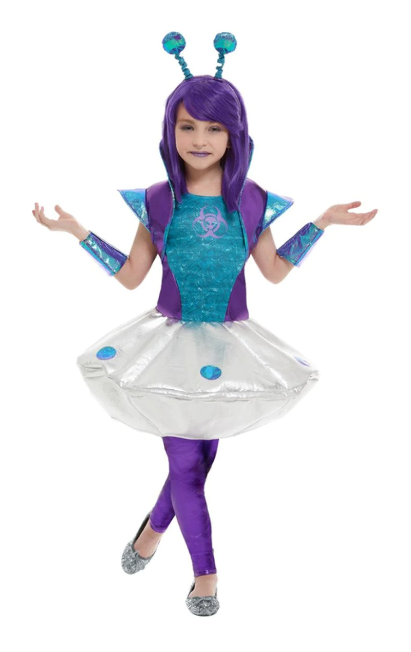 Costume da ragazza aliena per bambini