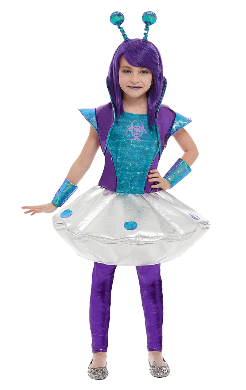 Costume da ragazza aliena per bambini