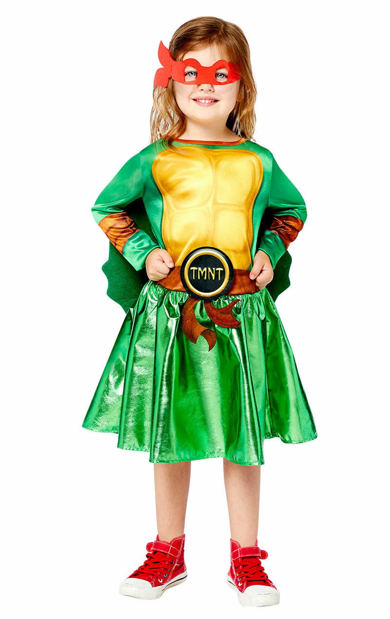 Girls Teenage Mutant Ninja Turtles Costume - joke.co.uk