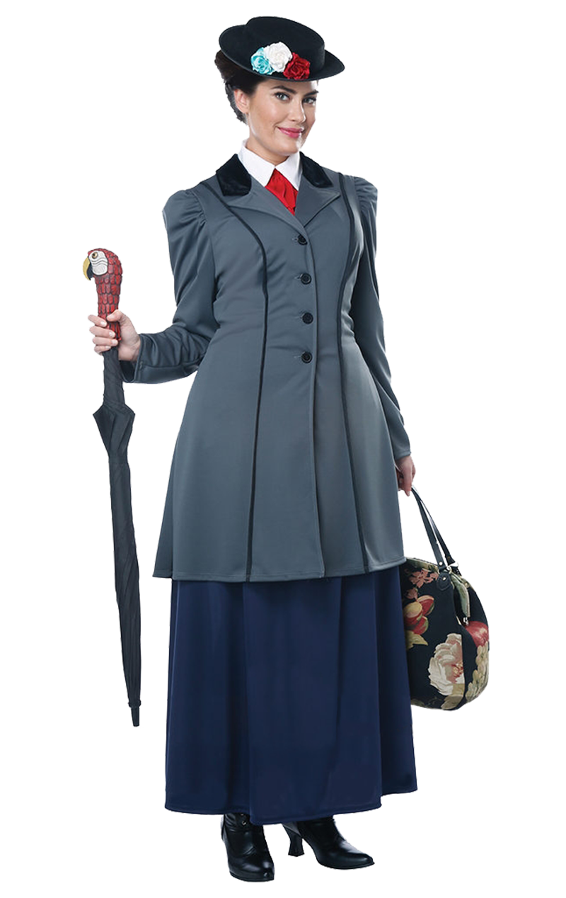 Costume Mary Poppins da donna taglie forti