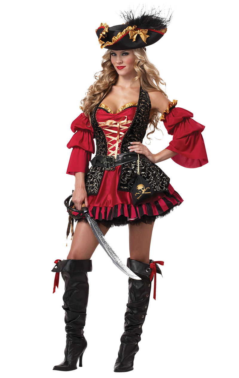 Costume da pirata spagnolo da donna