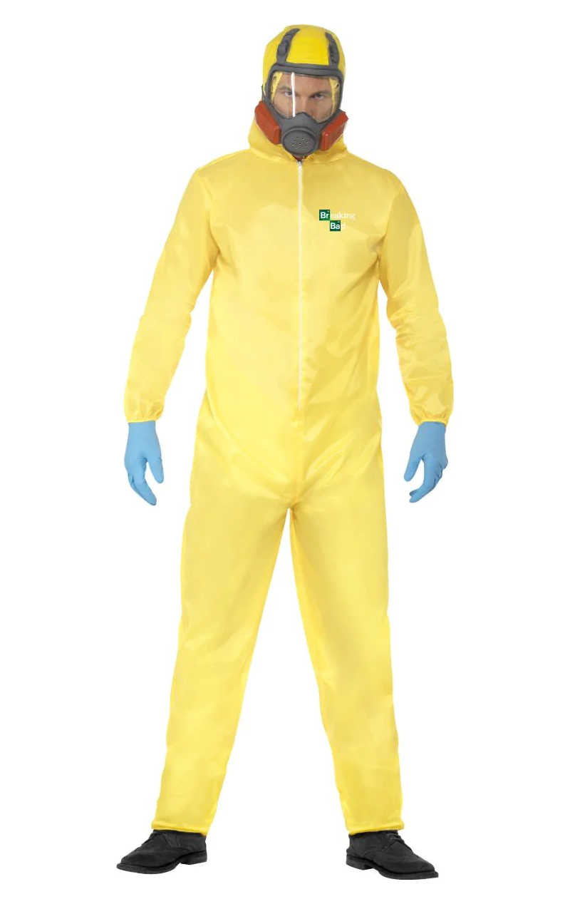 Costume da Breaking Bad giallo da uomo