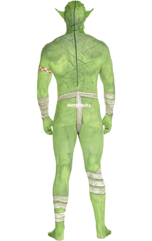 Costume da Orco Morphsuit con contagocce da uomo verde