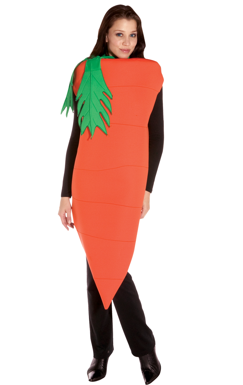 Costume da carota unisex adulto