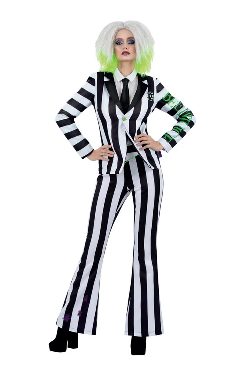 Womens Beetlejuice Halloween Movie Costume