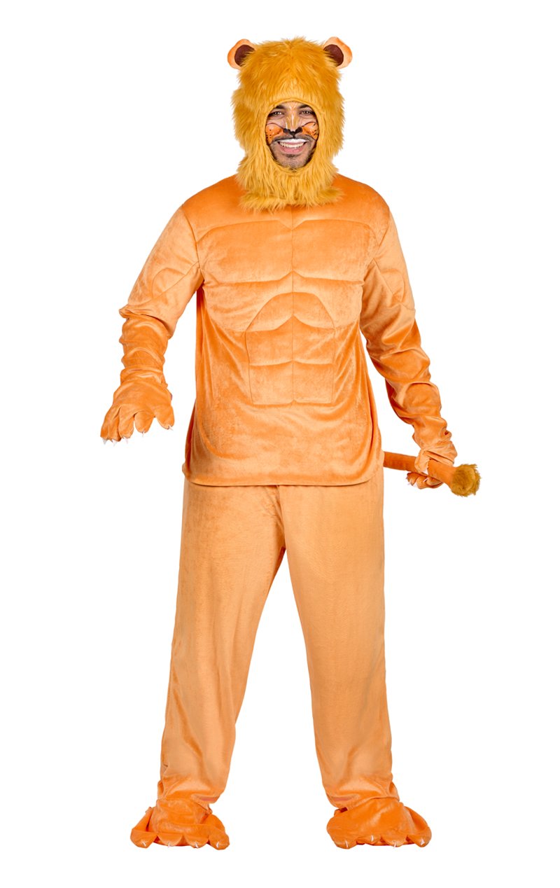 Adult Muscle Lion Costume - Joke.co.uk