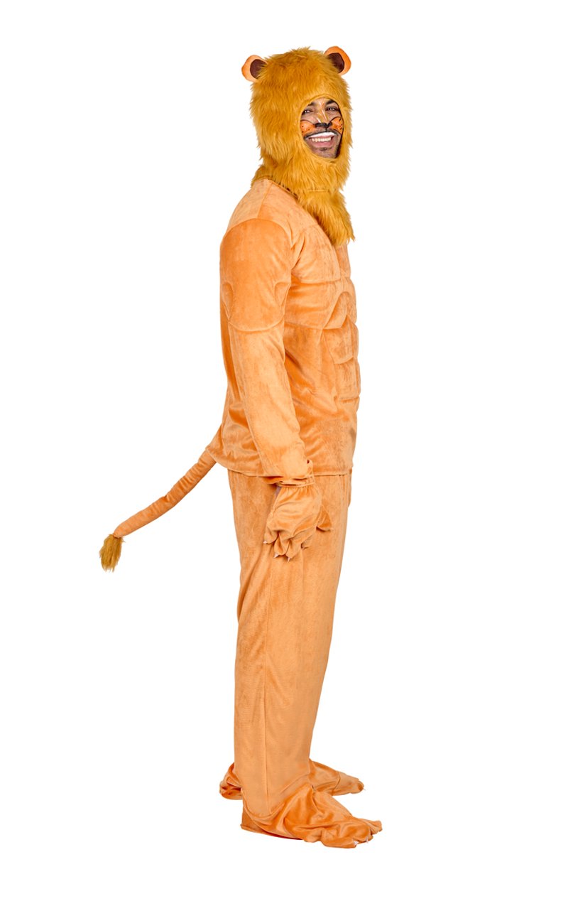 Adult Muscle Lion Costume - Joke.co.uk