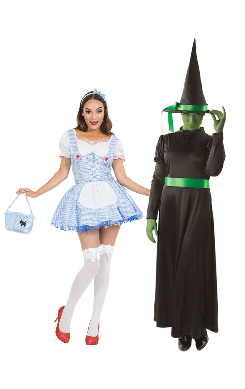 Dorothy & The Wicked Witch Couples Costume - Joke.co.uk