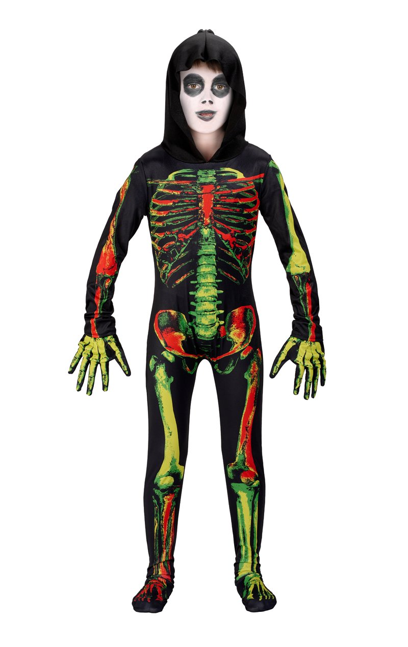 Kids Skeleton Halloween Costume - Joke.co.uk