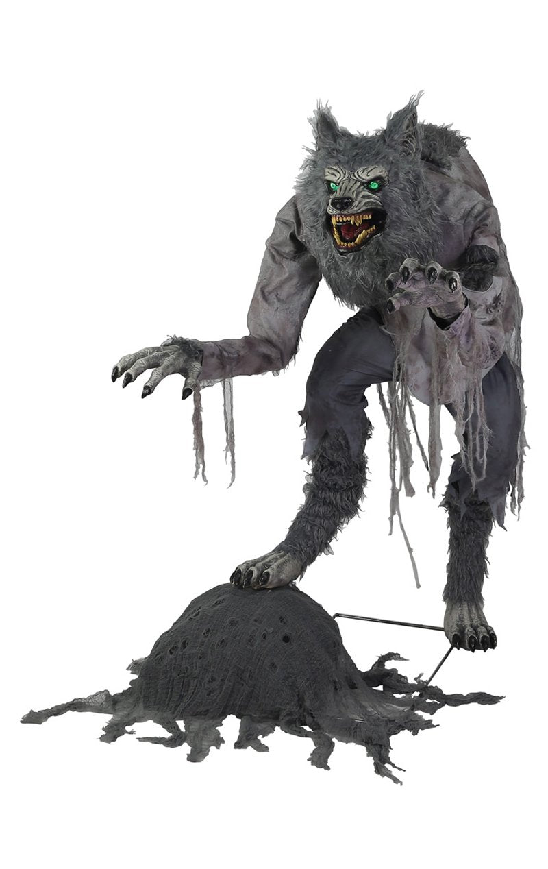 Lanky Werewolf Animated Halloween Decoration - Joke.co.uk