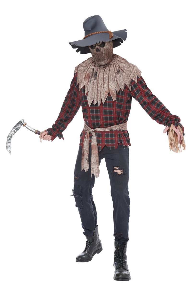 Mens Bad Harvest Scarecrow Costume - Joke.co.uk