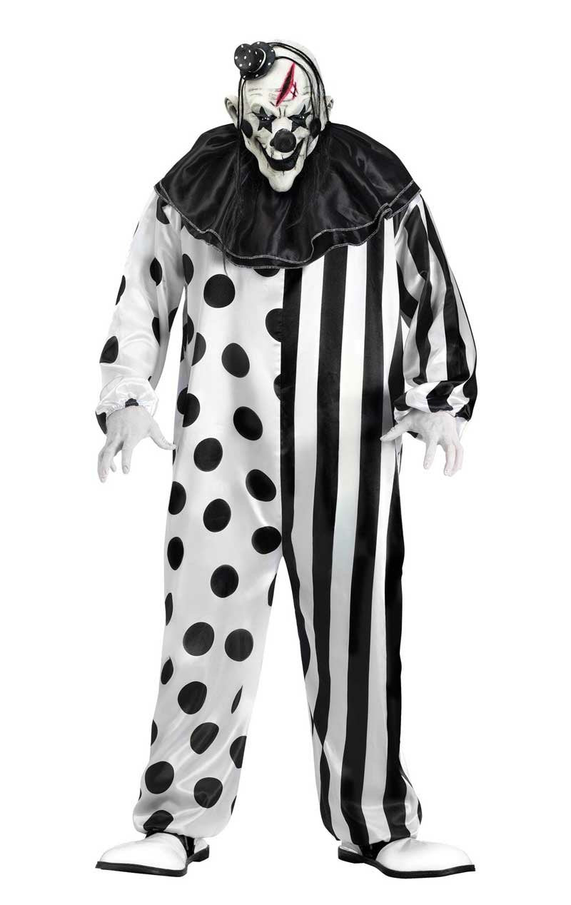 Mens Scary Clown Halloween Costume - Joke.co.uk