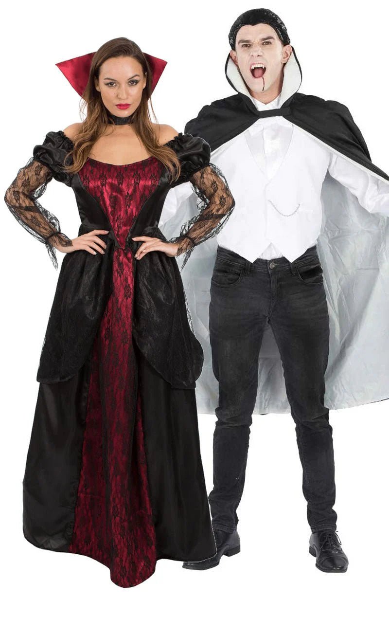 Sexy Vampire & Dracula Couples Costume - Joke.co.uk