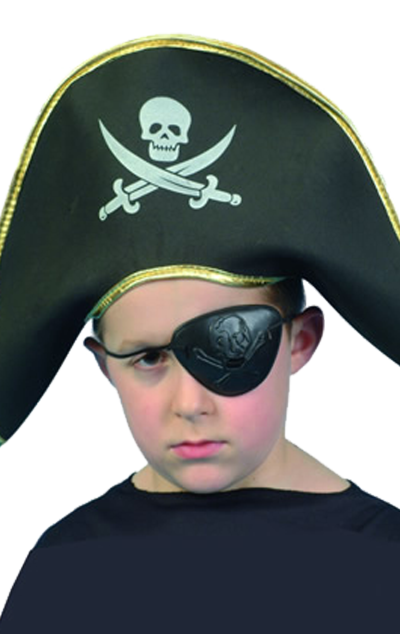 Accessorio per cappello da capitano pirata per bambini