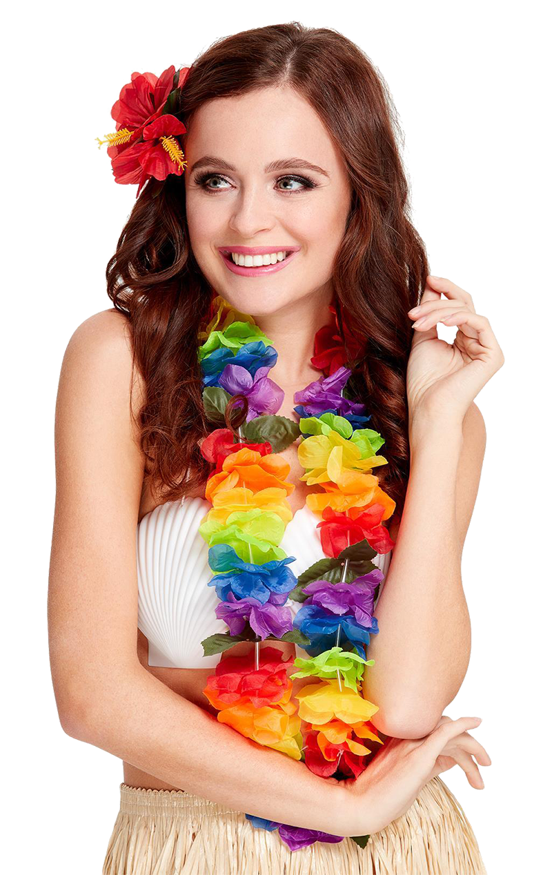 Lei hawaiana grande arcobaleno