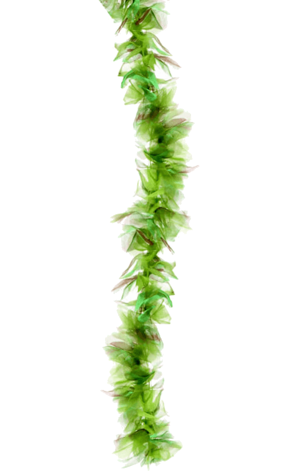 Accessorio per boa di piume effetto alga