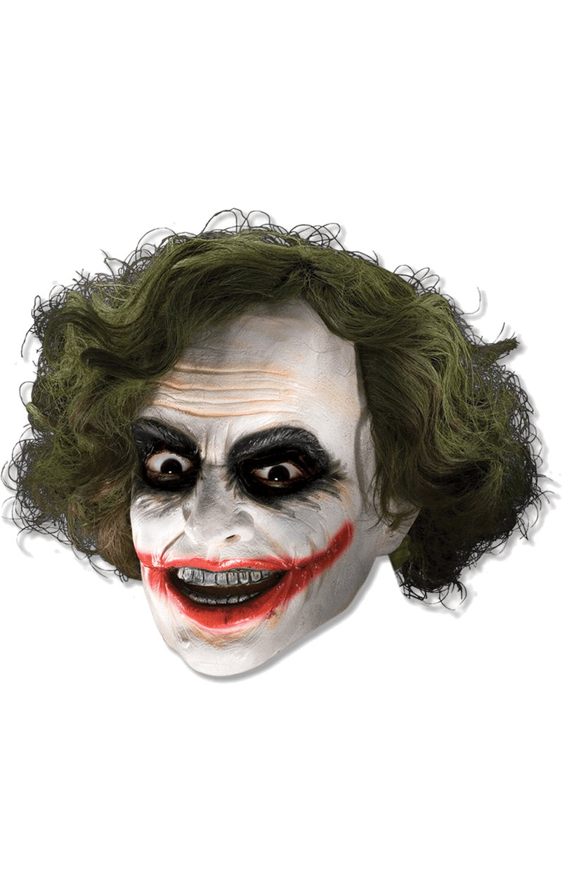 Maschera per adulti The Joker con accessorio per capelli