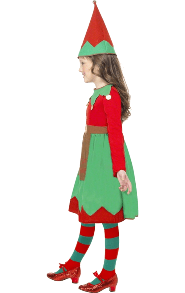 Costume di Natale per bambina da elfo