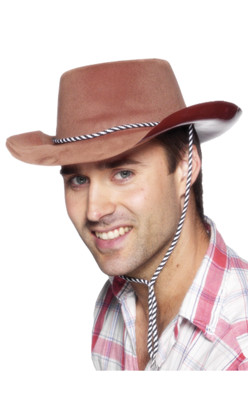 Cappello da cowboy marrone piccolo