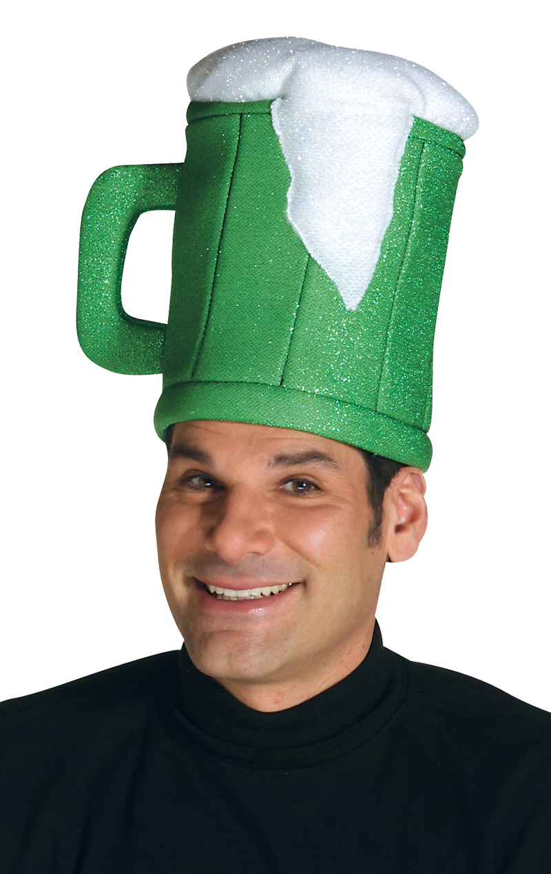 Cappello da boccale di birra verde