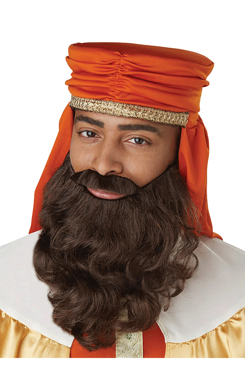 Barba da uomo saggio marrone
