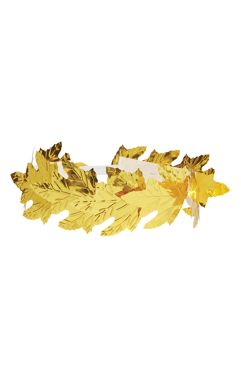 Copricapo con corona d'alloro in oro greco