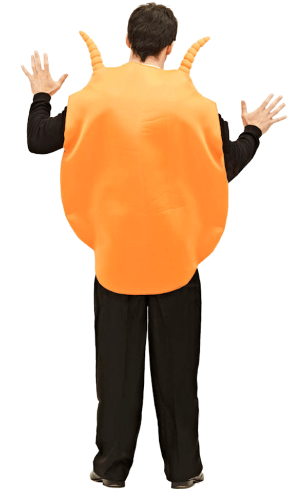 Costume da tramoggia arancione adulto