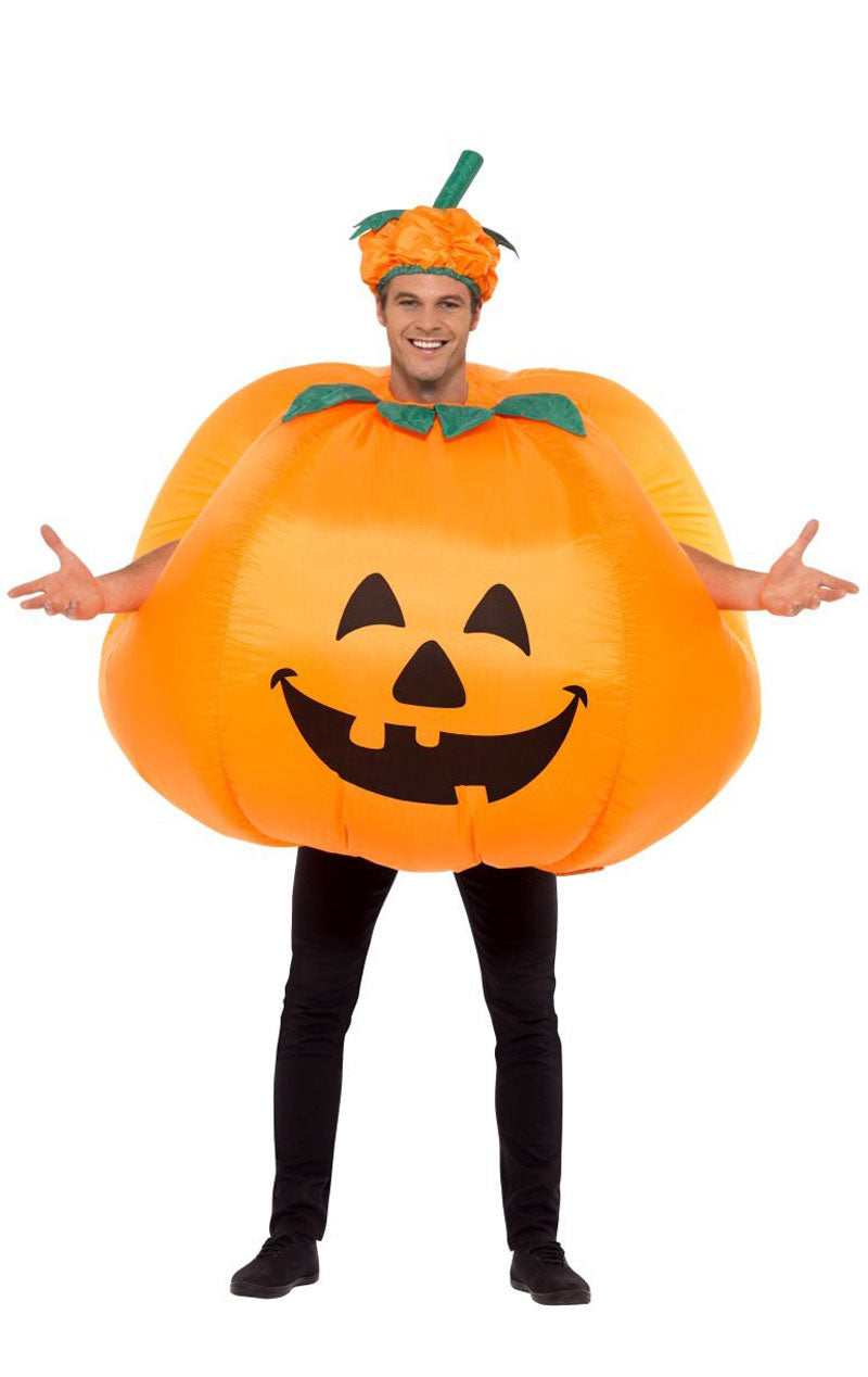 Costume di Halloween da zucca gonfiabile per adulti