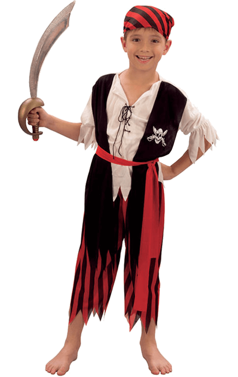 Costume da pirata da ragazzo Jim per bambini