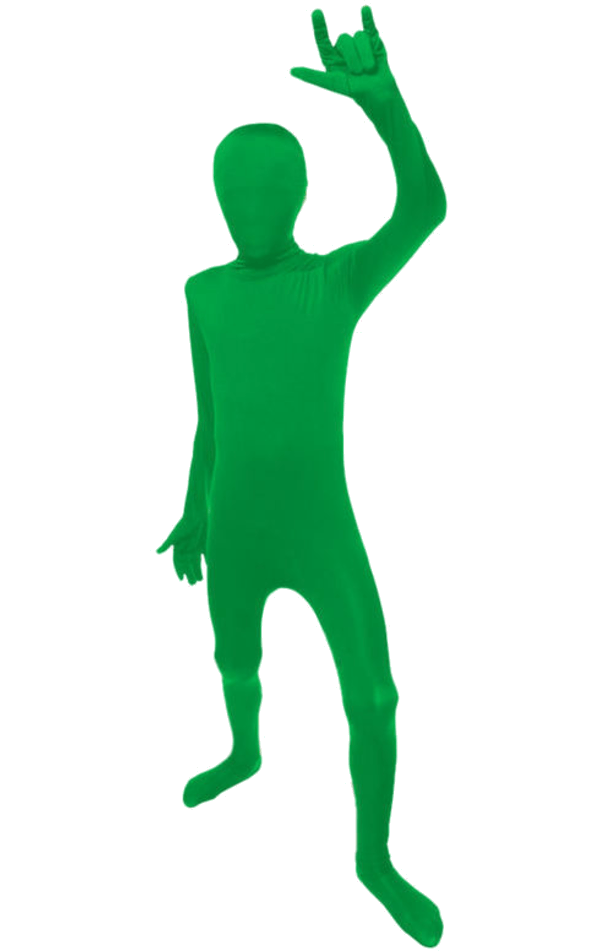 Morphsuit verde per bambini