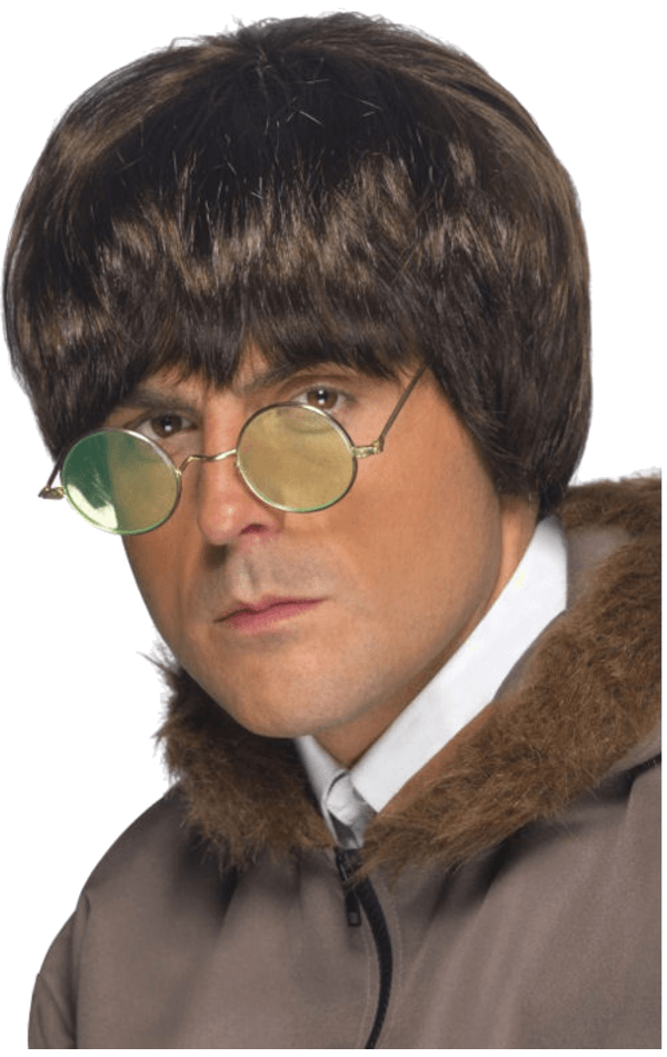 Parrucca John Lennon The Beatles - Marrone