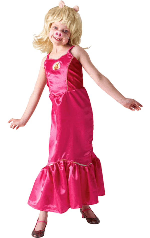 Costume da bambina dei Muppets Miss Piggy