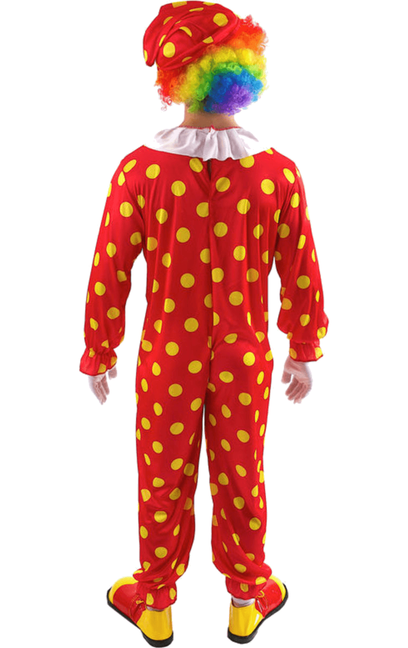 Costume da clown Bobbles da uomo