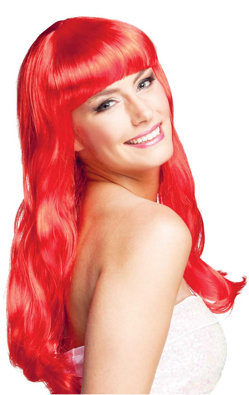 Parrucca rossa da donna