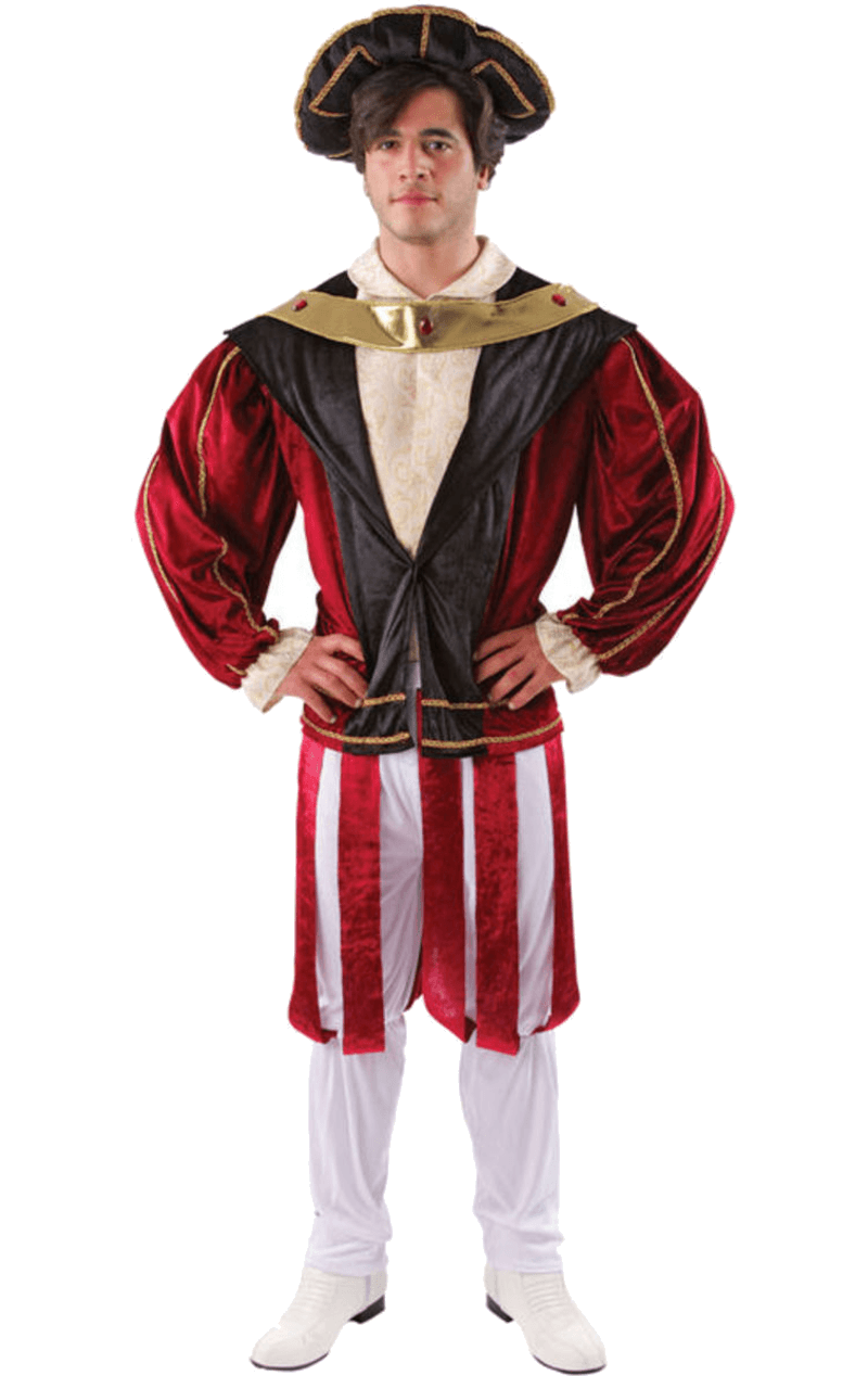 Costume da re Enrico VIII Deluxe da uomo
