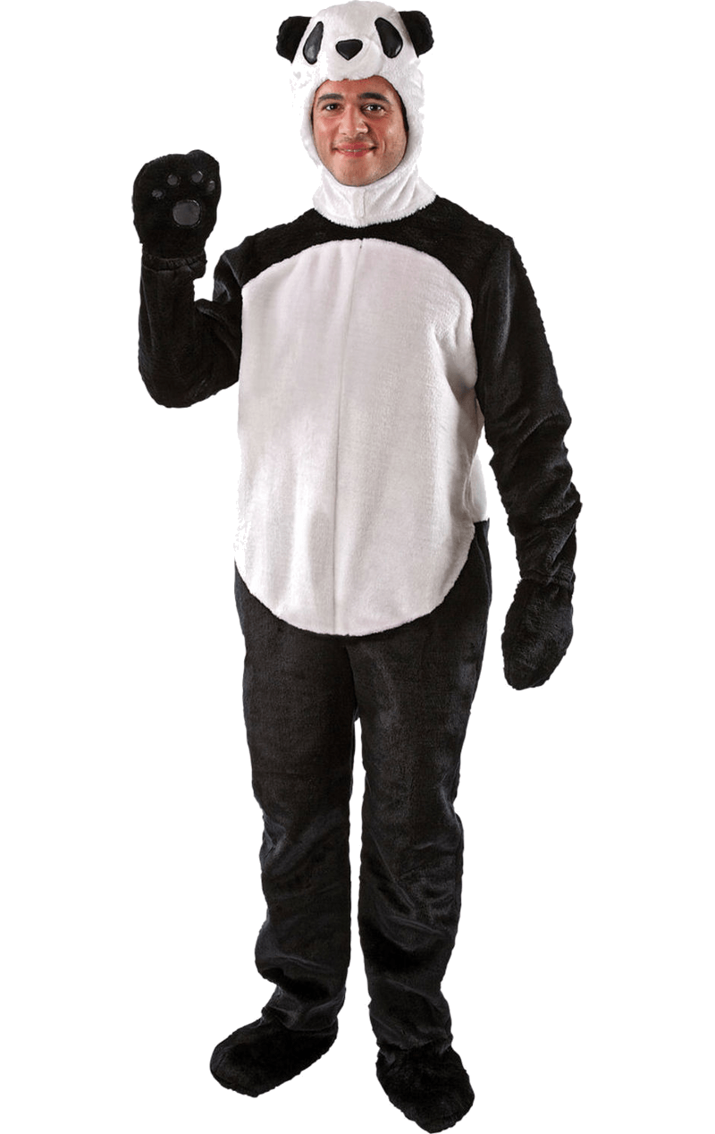 Costume da panda adulto soffice
