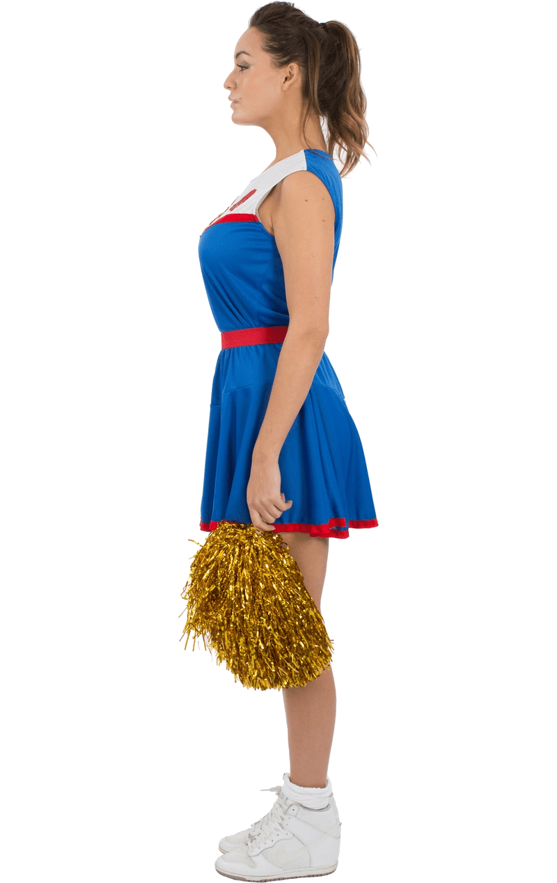 Costume da cheerleader americana per adulti