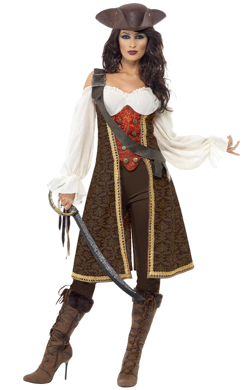 Costume da pirata d'alto mare da donna